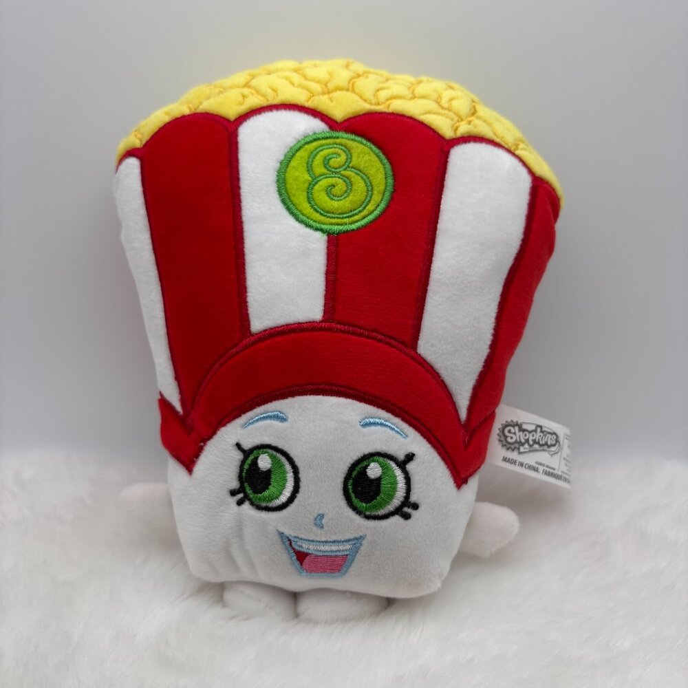 Shopkins Poppy Corn 7" Plush Movie Night Popcorn Bucket Soft Toy (SKU: 517TO)
